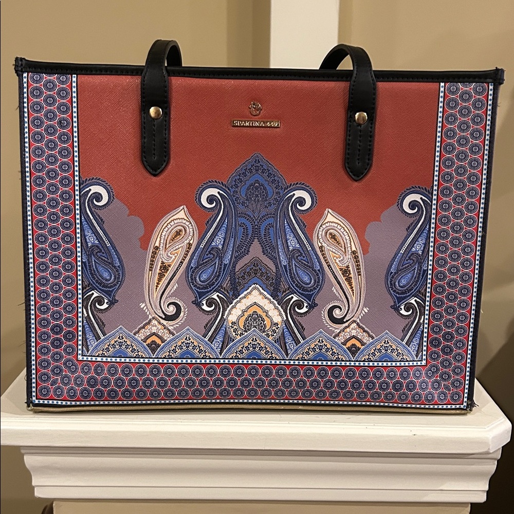 Spartina 449 Retreat Paisley Box Tote